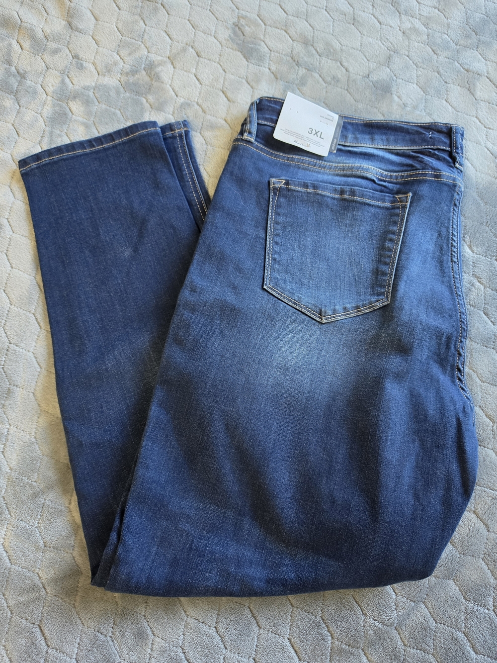 KanCan Women's Skinny Jeans in Dark Blue Wash Size 3XL